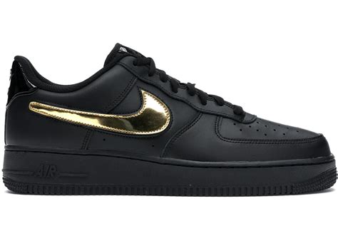 nike air force 1 schwarz gold damen|Nike Air Force 1 schwarz.